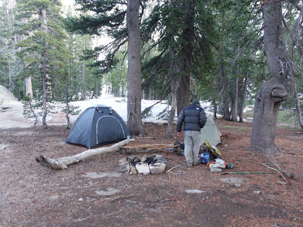 found a nice meadow for our last night