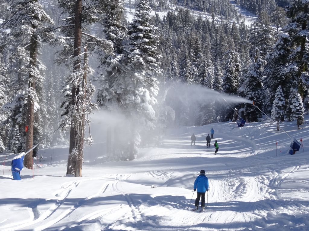 Alpine had good snowmaking