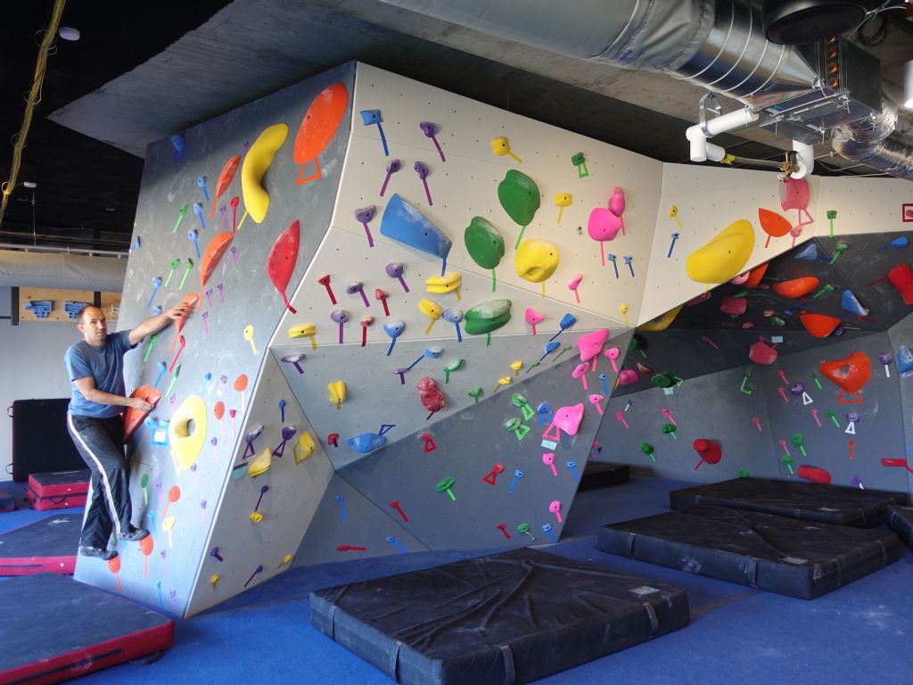 nice climbing wall