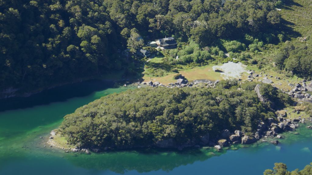 the lake by the lodge is quite big