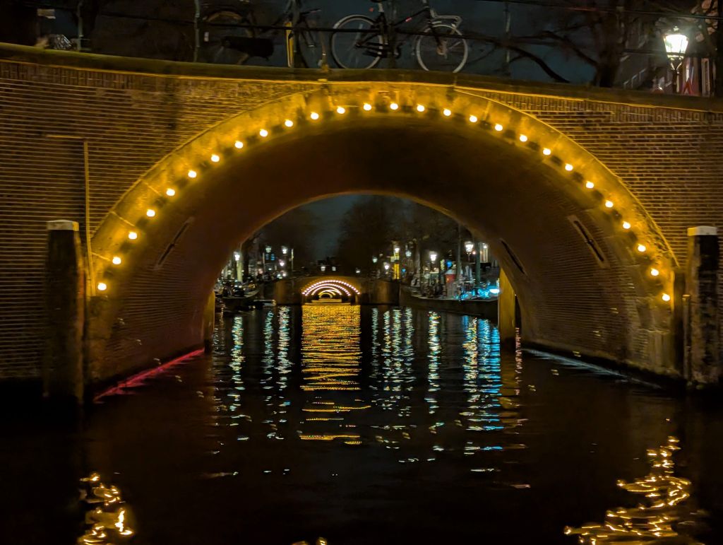 lots of bridges aligned