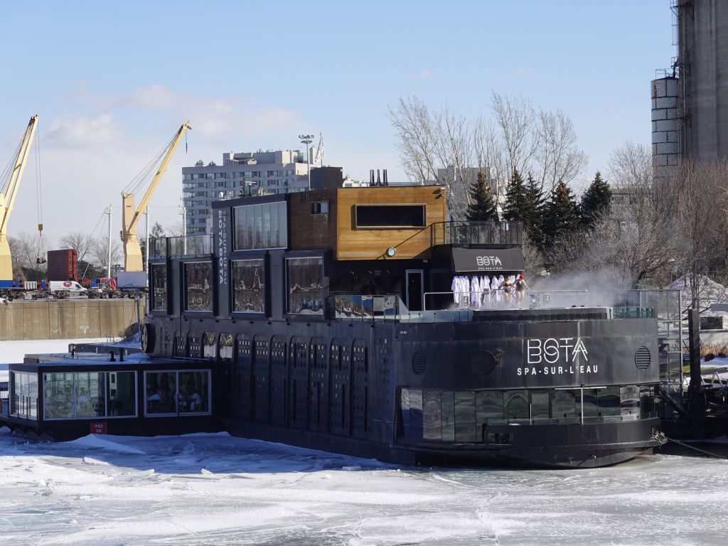 there was a boat spa that was open