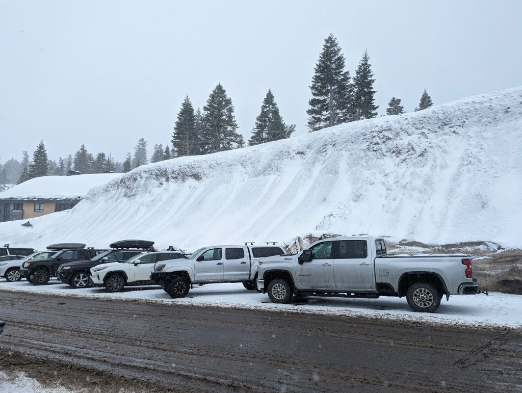 another impressive wall of snow