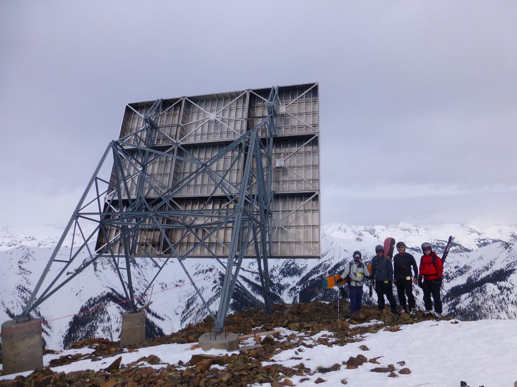 we actually climbed to the very peak, most people stopped just a bit short