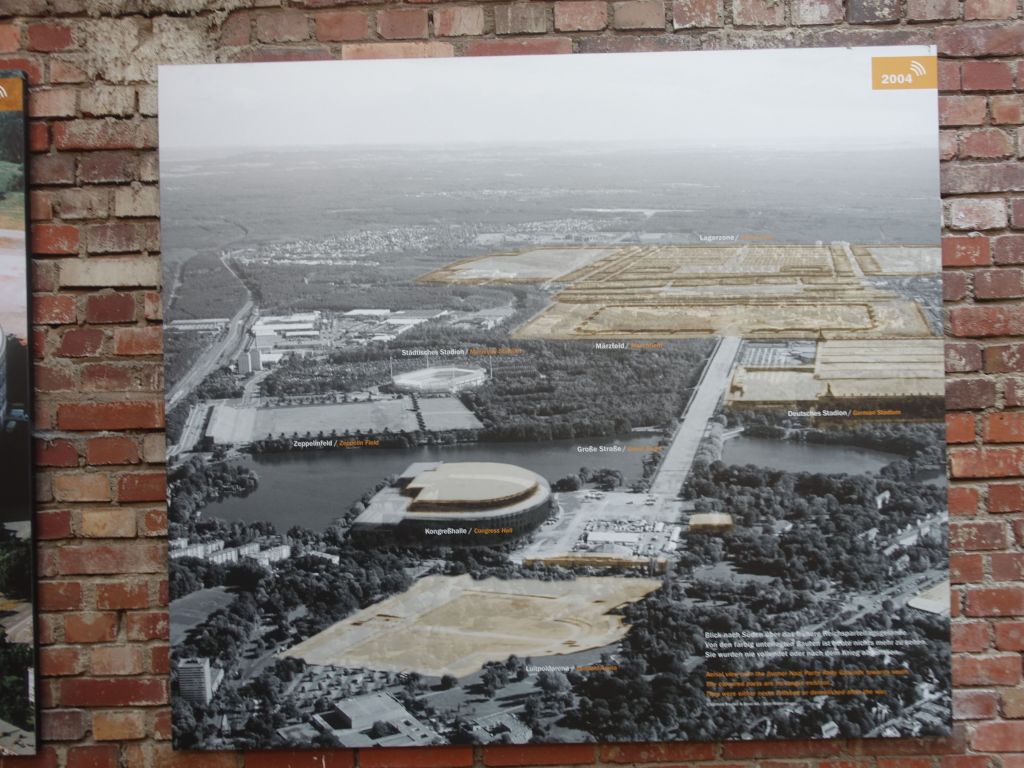 overview of the grounds, including parts that were never built due to lack of funds/time after WWII started