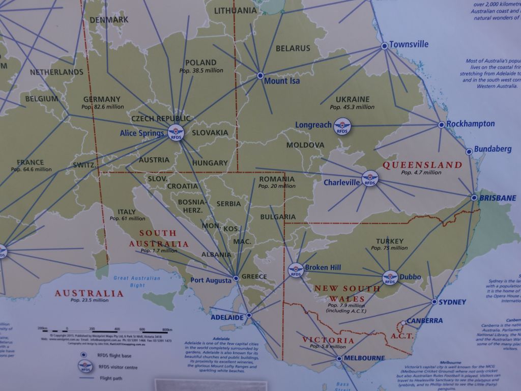 an idea of scale, Australia is bigger than Europe