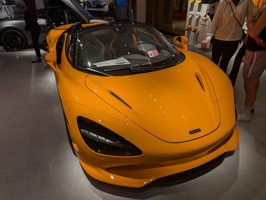 Mclaren dealership inside