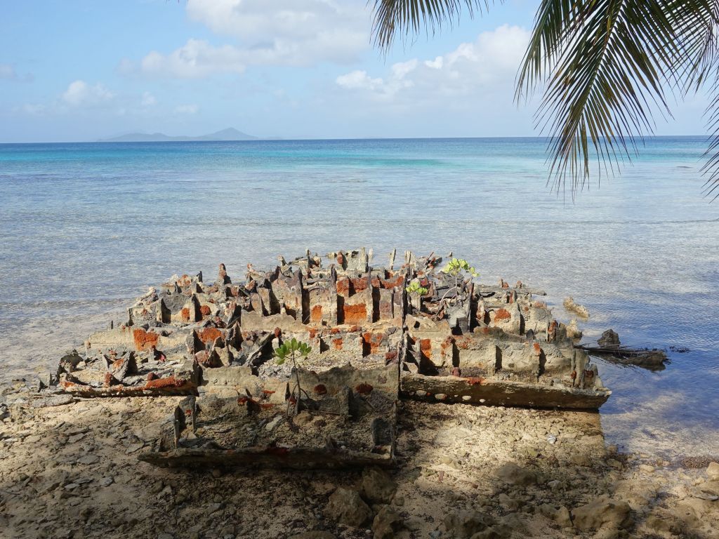 Lots of ruins left from the Japanese occupation