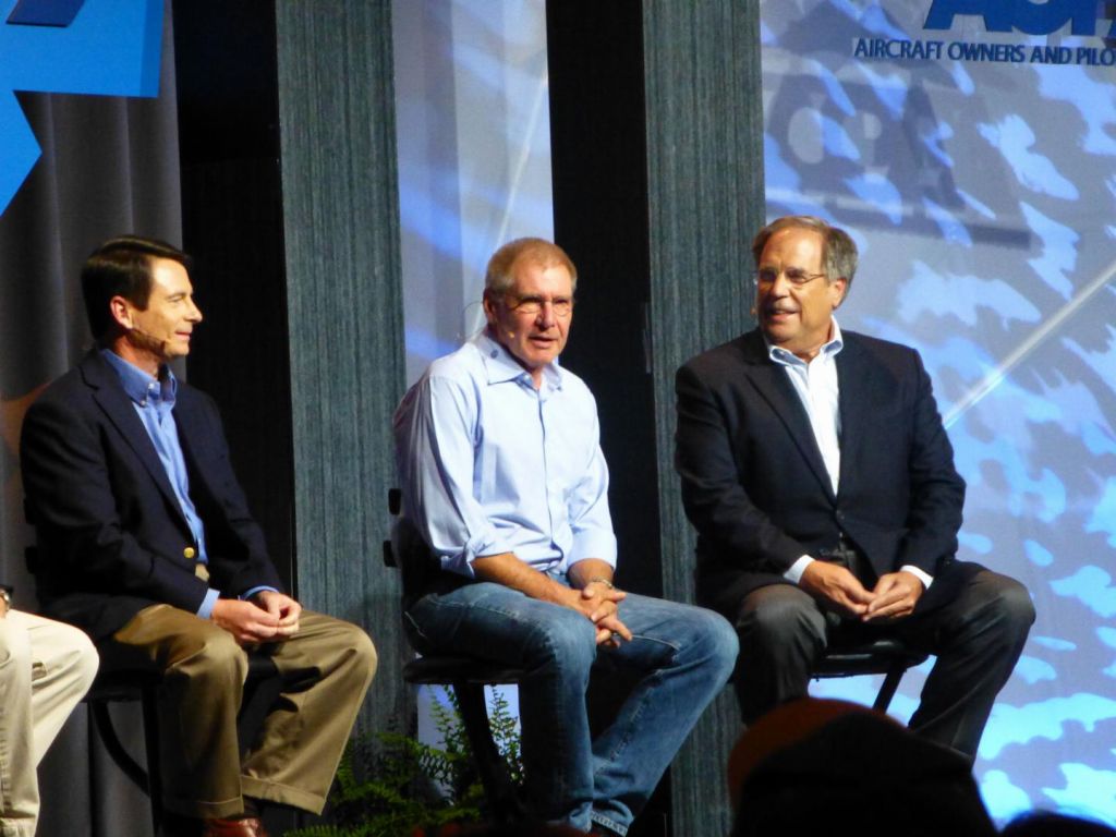 Harrison Ford was there for one of the keynotes