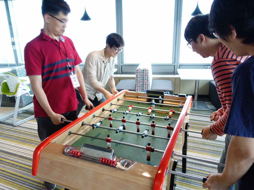 foosball is taken seriously in South Korea, great :)