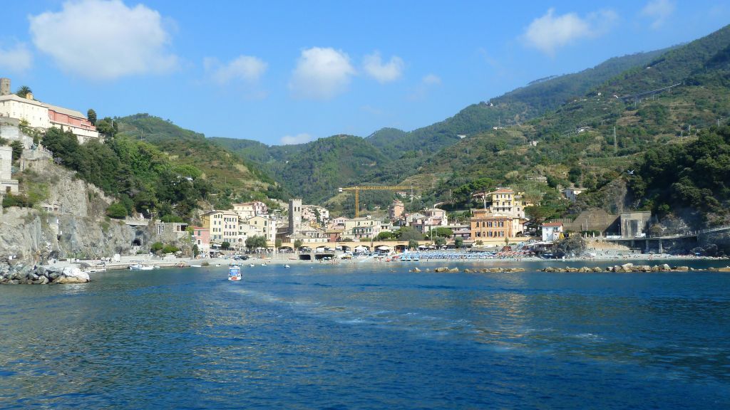 Arriving in Monterosso