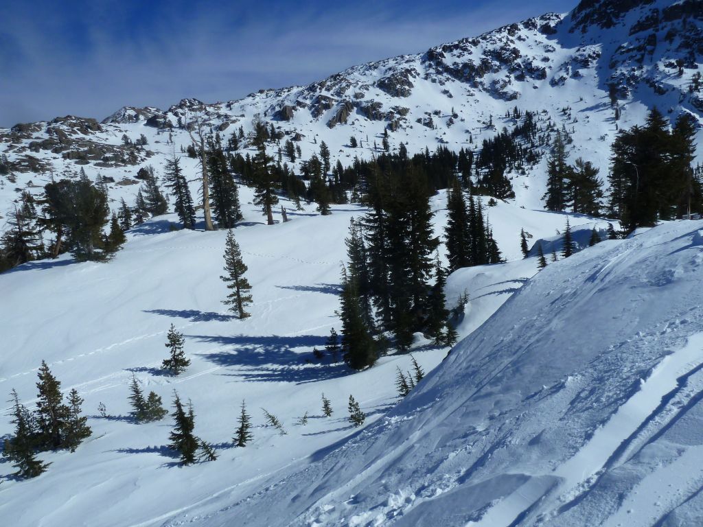 but I was able to find another way. view from the bottom of the lake