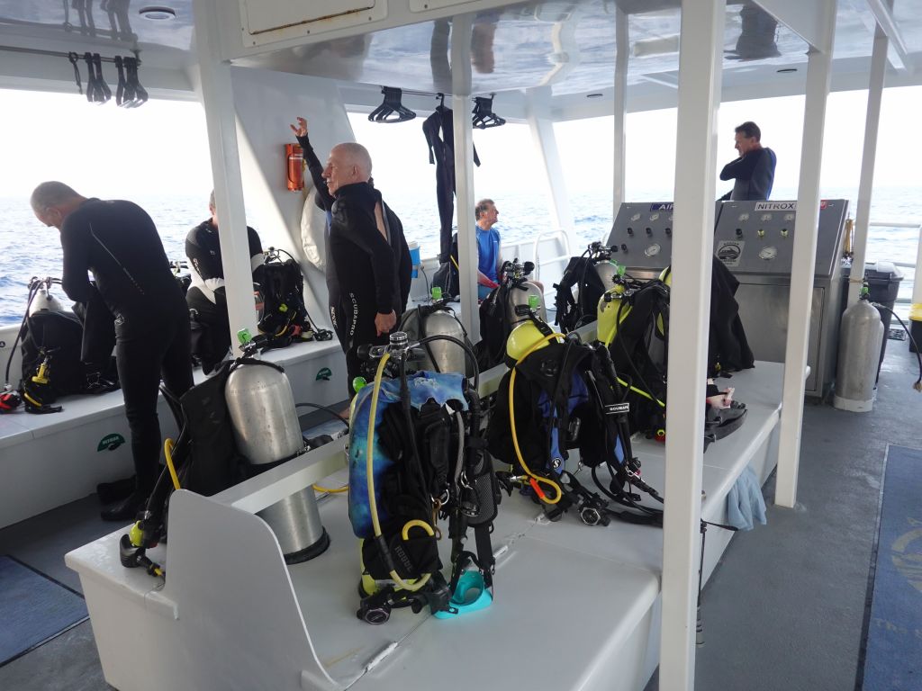 dive deck was spacious