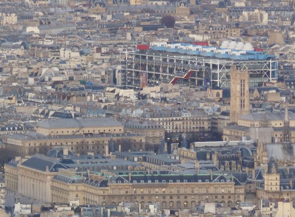 Centre Georges Pompidou and Tour St Jacques