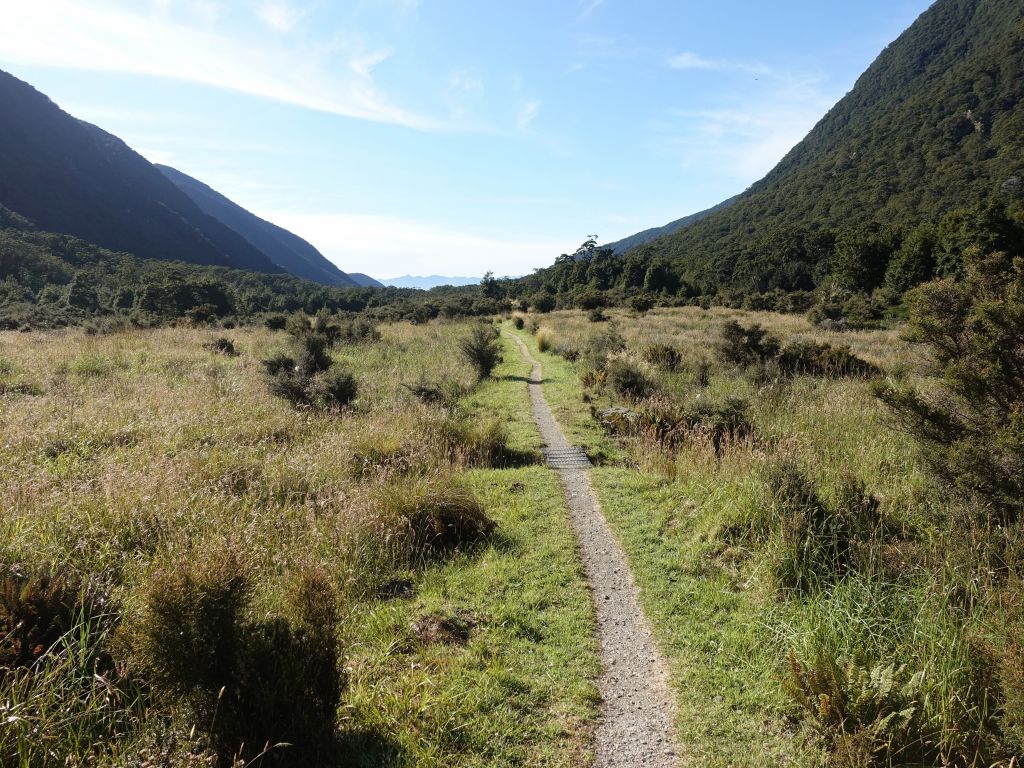 valley back down to the river