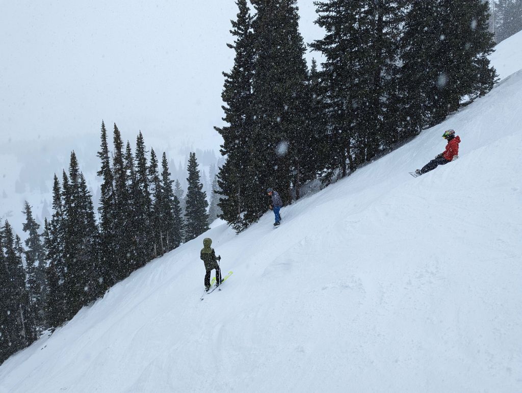 we got some more fresh snow