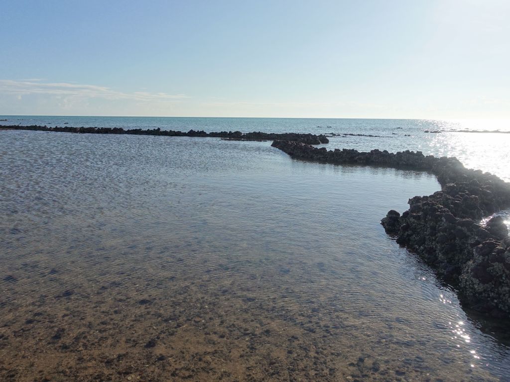 the aborigenes built this wall to catch fish