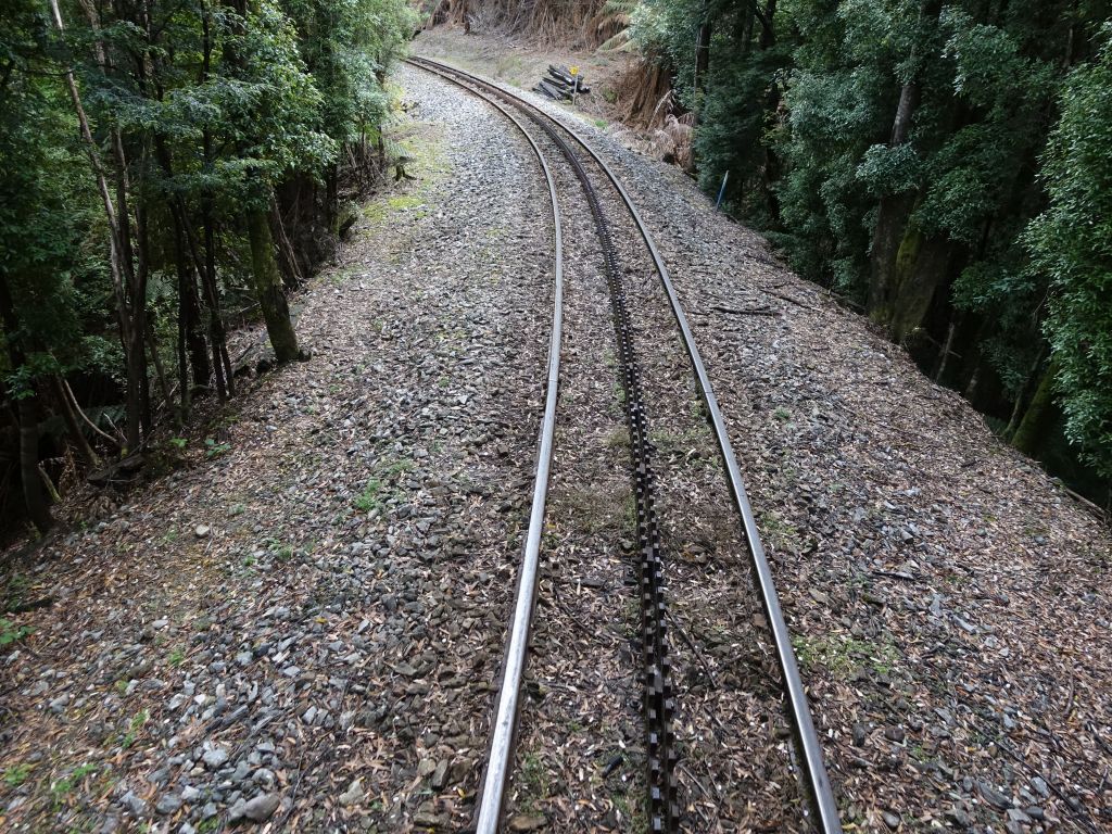 rack and pinion to go uphill and downhill steep grades