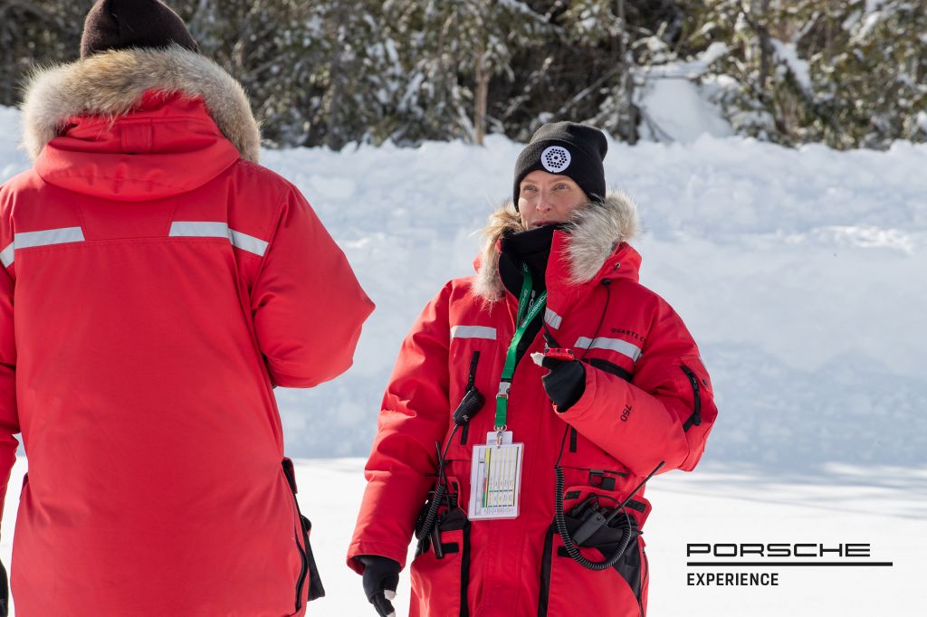 glad to have our trusty Emily to gt us on track and help us with excess snow on the cars :)