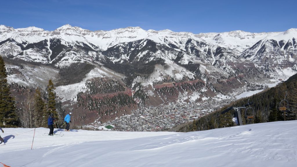 nice view of telluride town