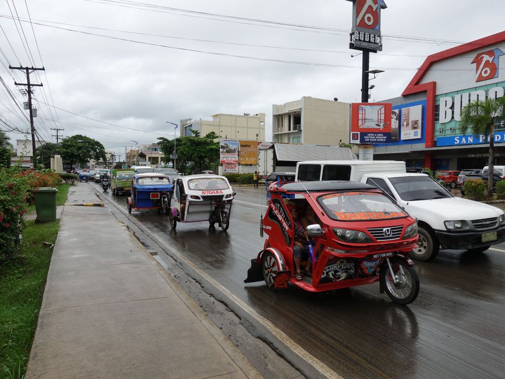 and those tricycles were everywhere