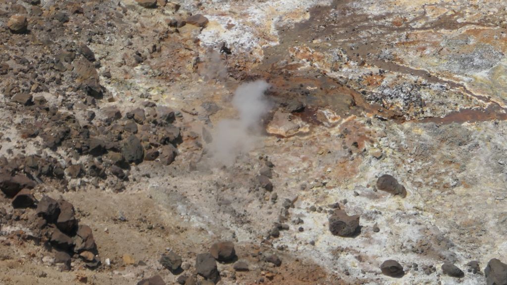 very light volcanic activity