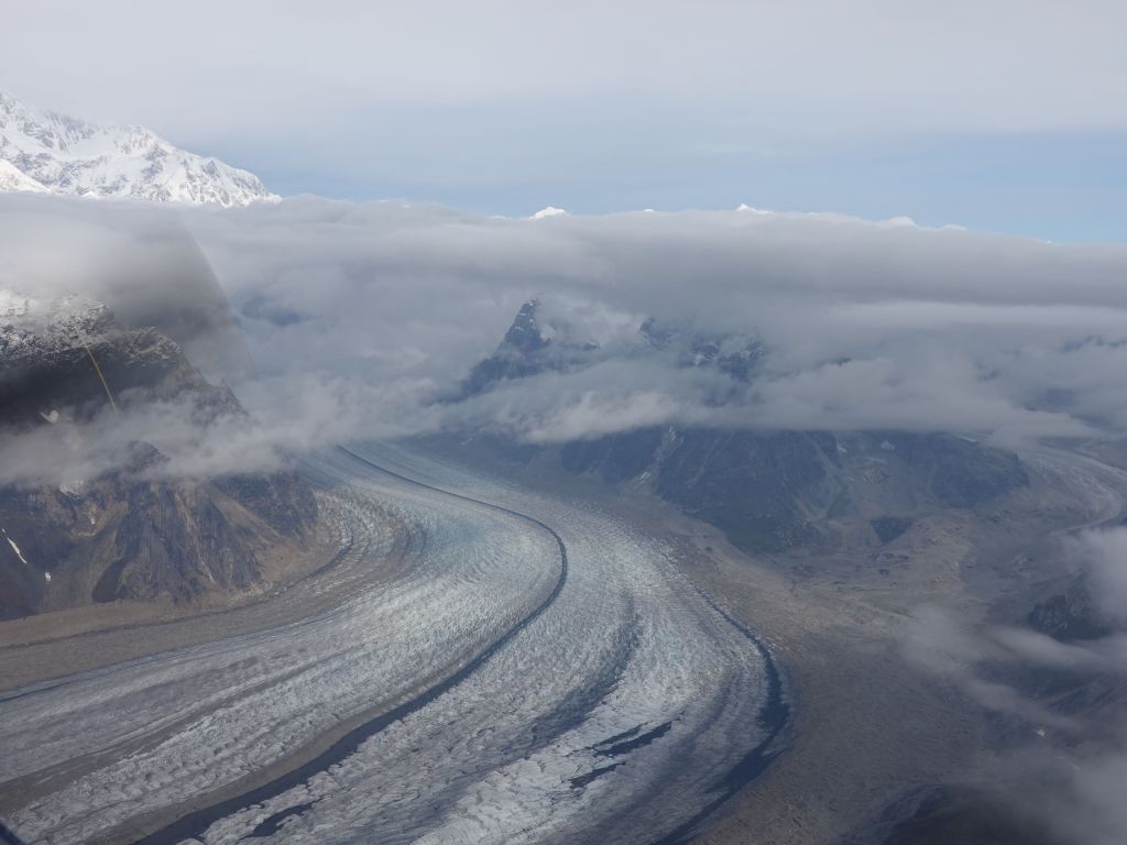 several glaciers