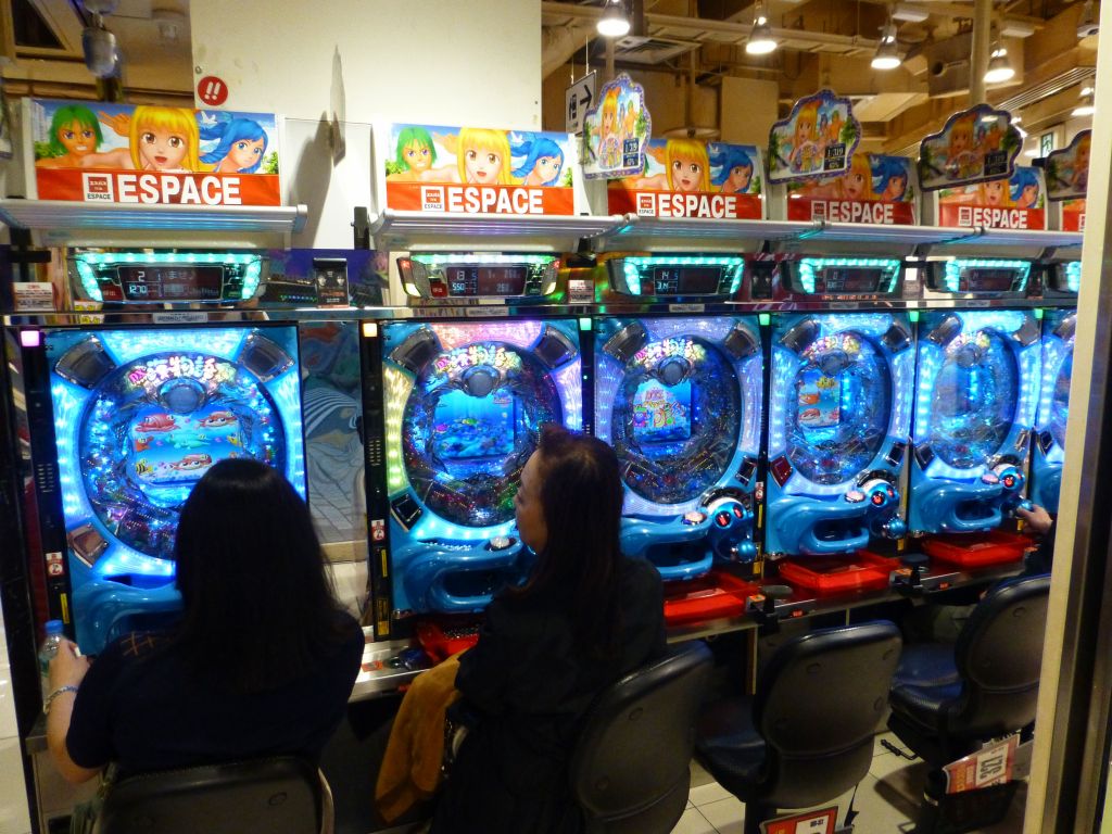 Patchinko machines sure got fancy since last times I saw them