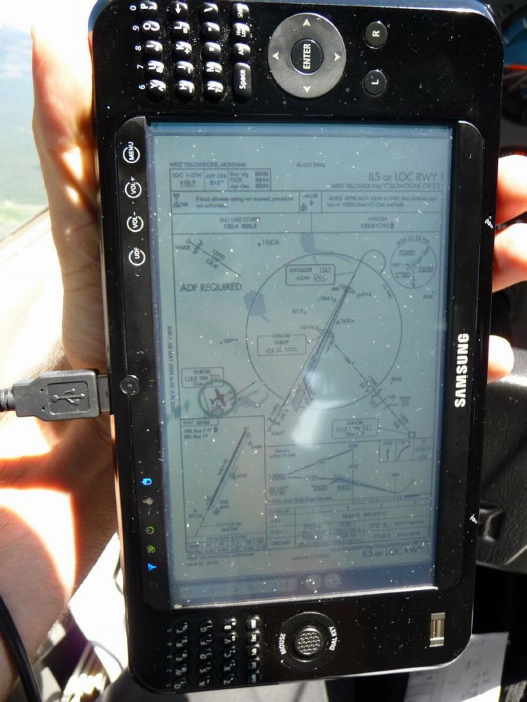 ILS approach to yellowstone with Voyager