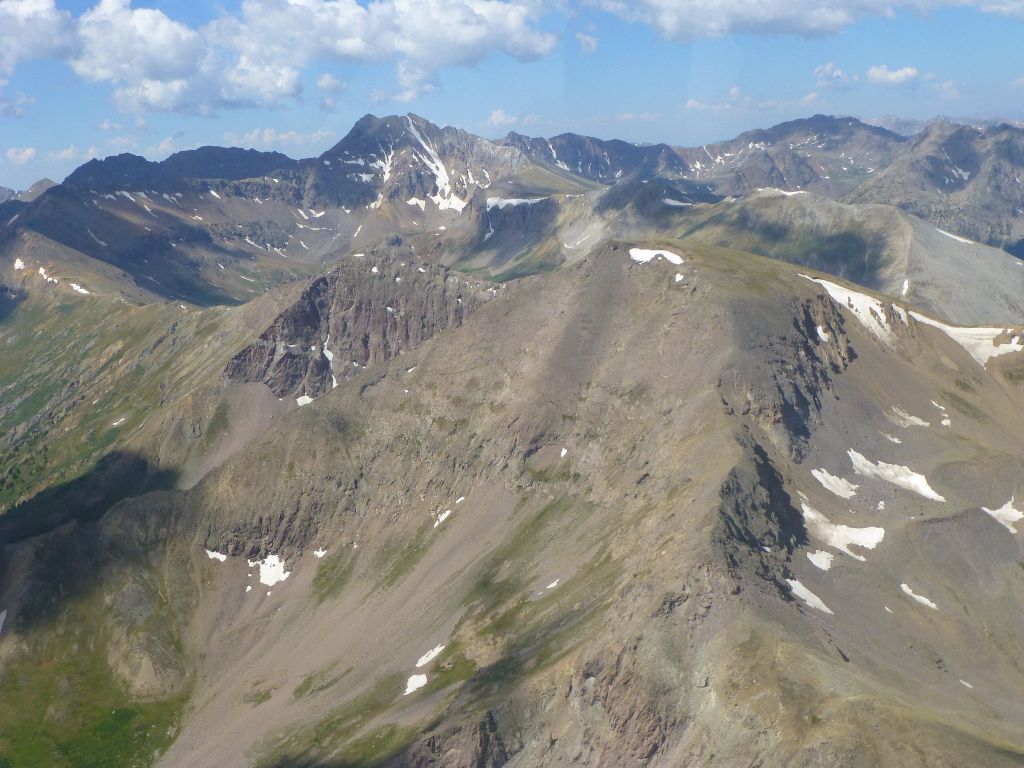 Snow was very scarce for such altitudes in June