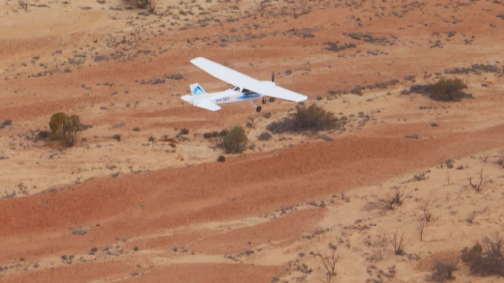 one of our pilots did some low level flying