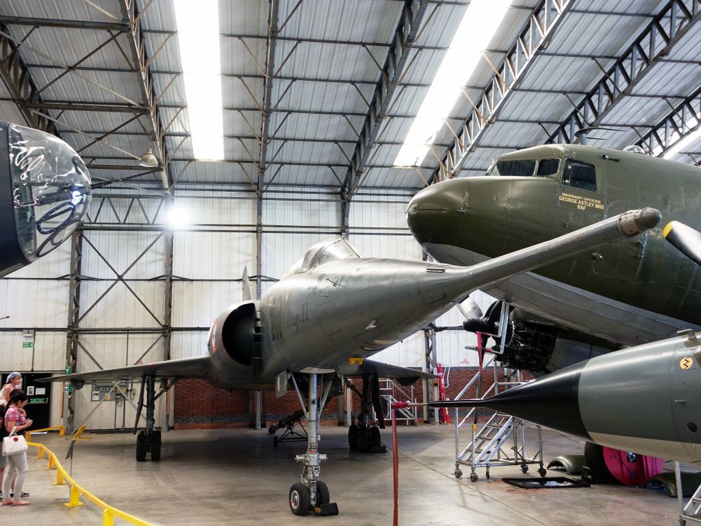 Mirage IV nuclear bomber, the only one outside of France