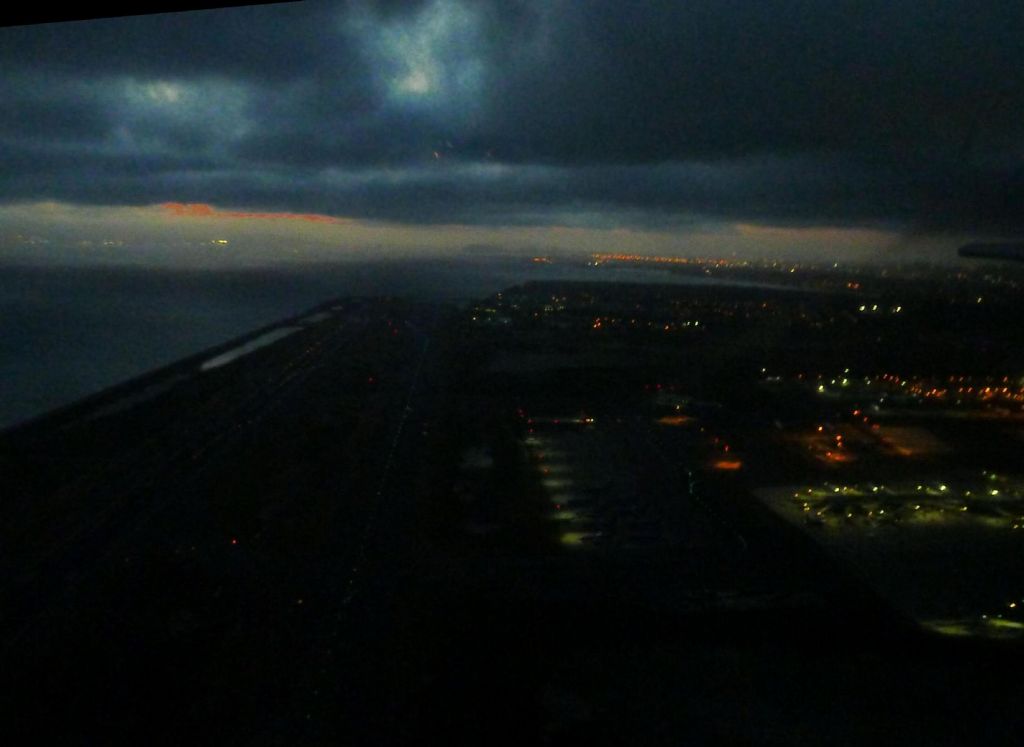 and by Oakland, we got under the forming overcast that was starting to cover the bay (incidently, not Palo Alto yet)