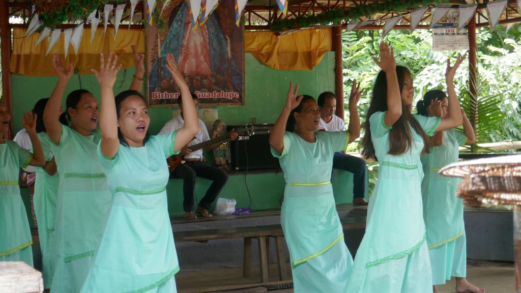 they did a nice local dance for us