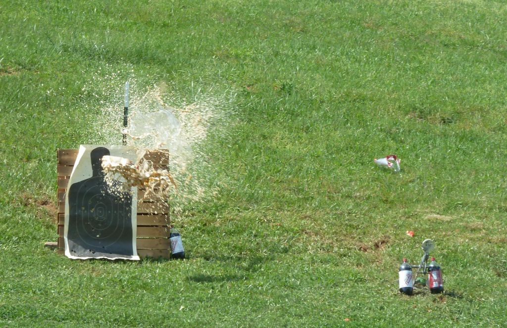 soda bottles were fun too :)