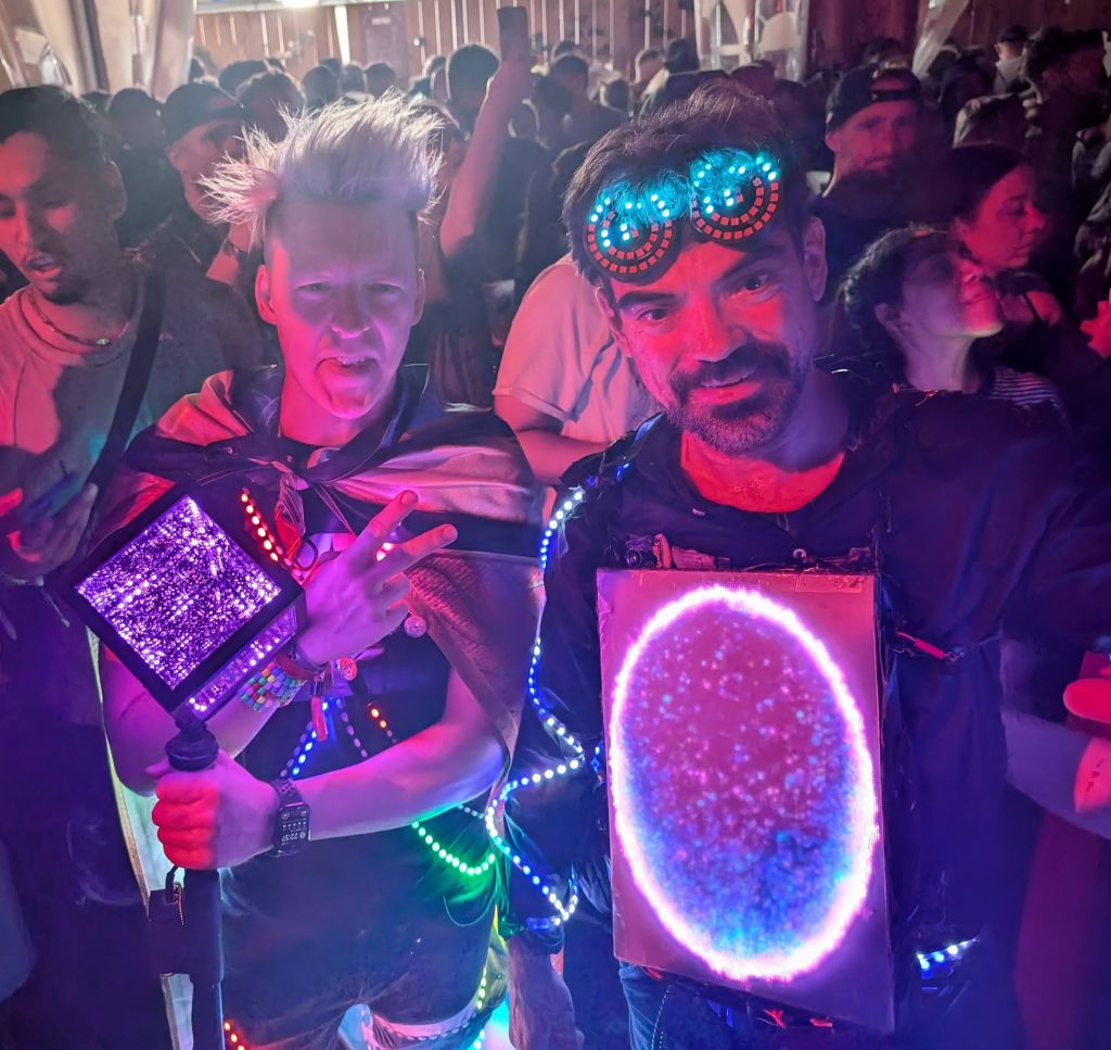 a few LEDs