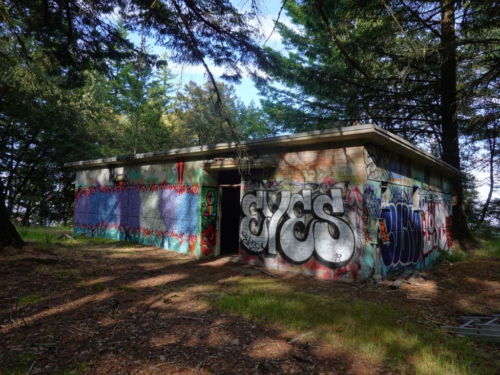 lookout tower, and old observation site, now overgrown