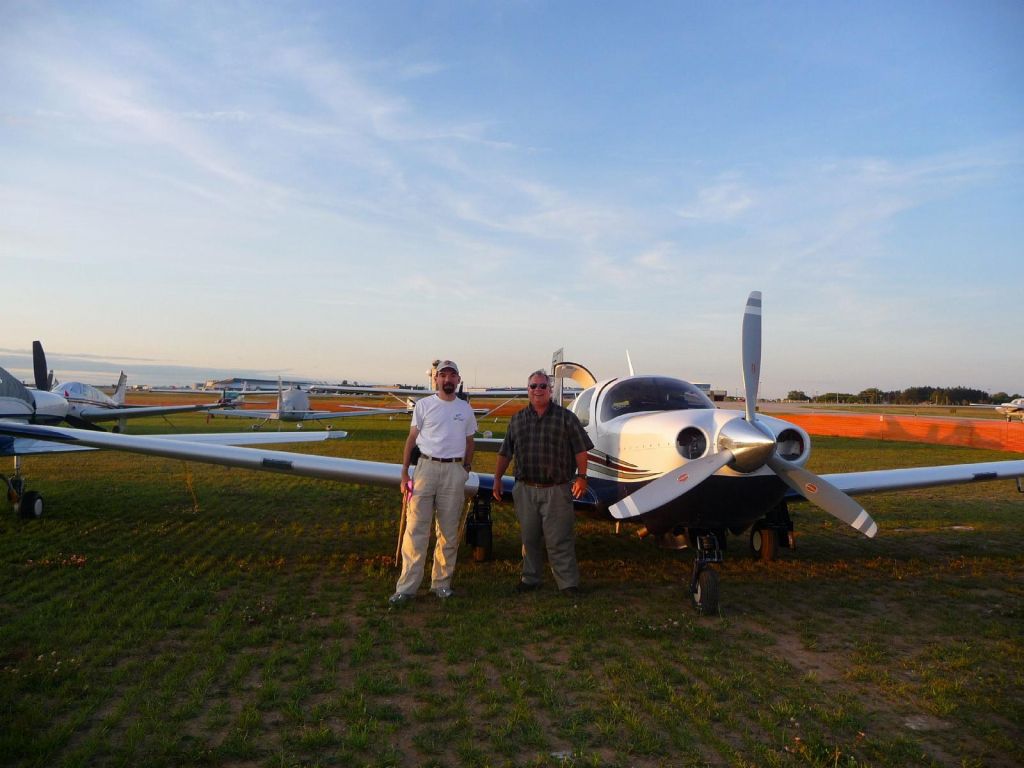 On the ground at Appleton, just north of Oshkosh