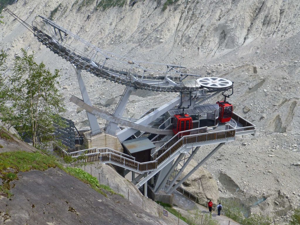 that gondola was supposed to take you to the foot of the glacier