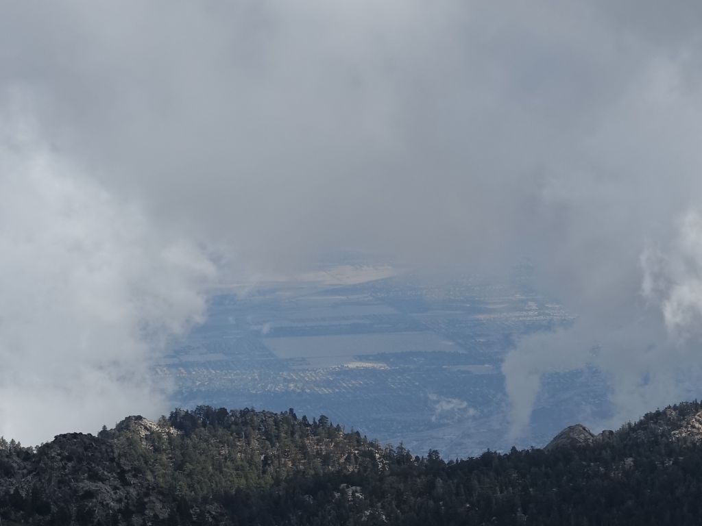 sadly, that's the best view of the LA basin we got