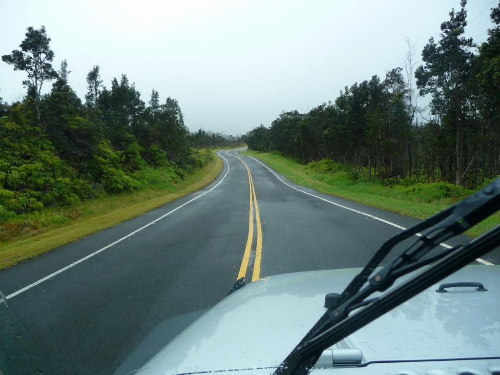 the famous sinuous Saddle Road