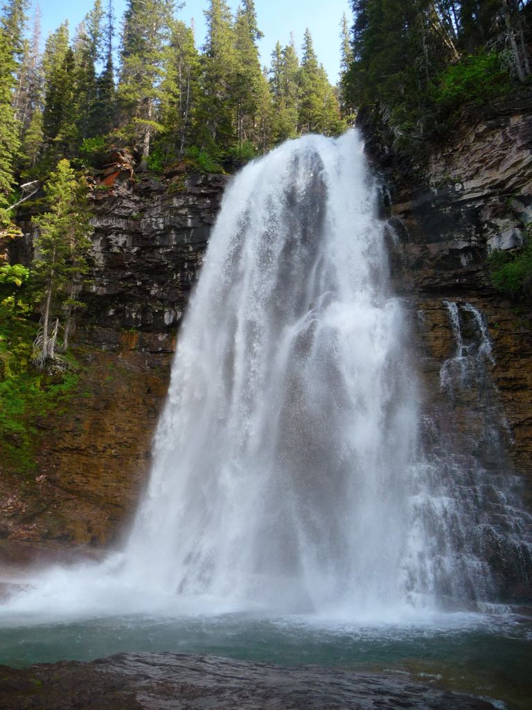 Virginia Falls by Mary's Lake