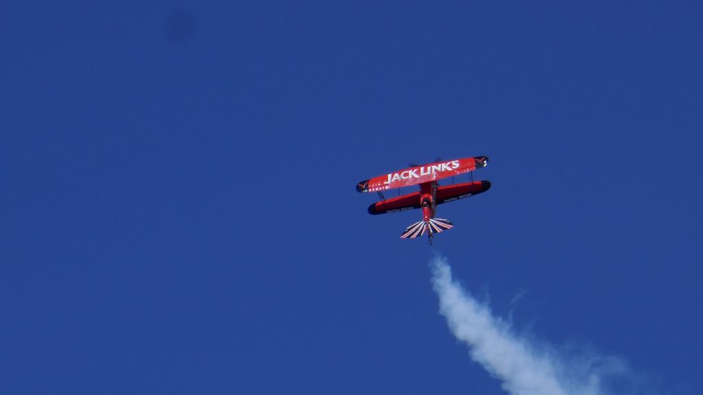 biplane with propeller plus jet