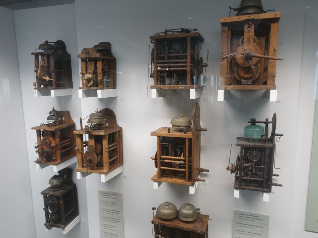 wooden clocks with wooden gears