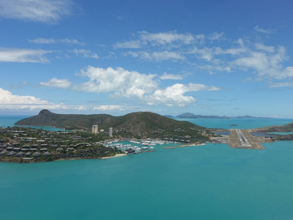 Hamilton Island's runway