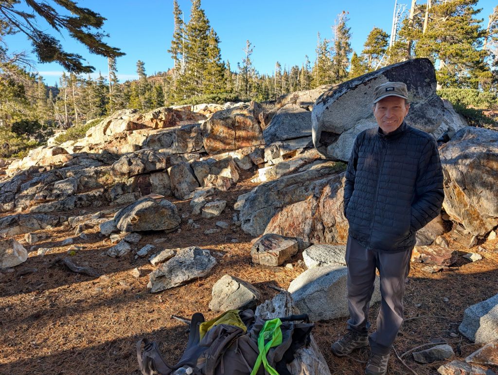 tried to find a campsite that wasn't too windy