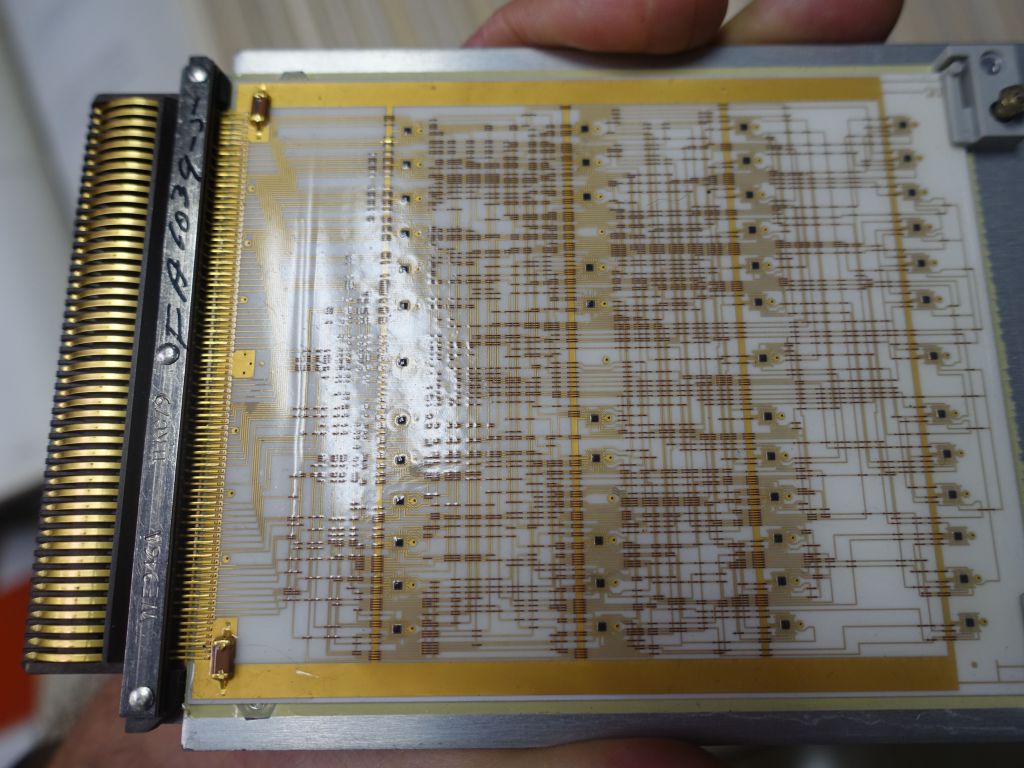 later semi electronic phone switches used boards like these, but they are impossible to fix or replace