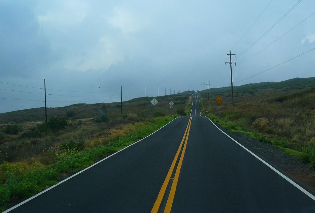 after not seeing so much at the top, back on the sinuous road