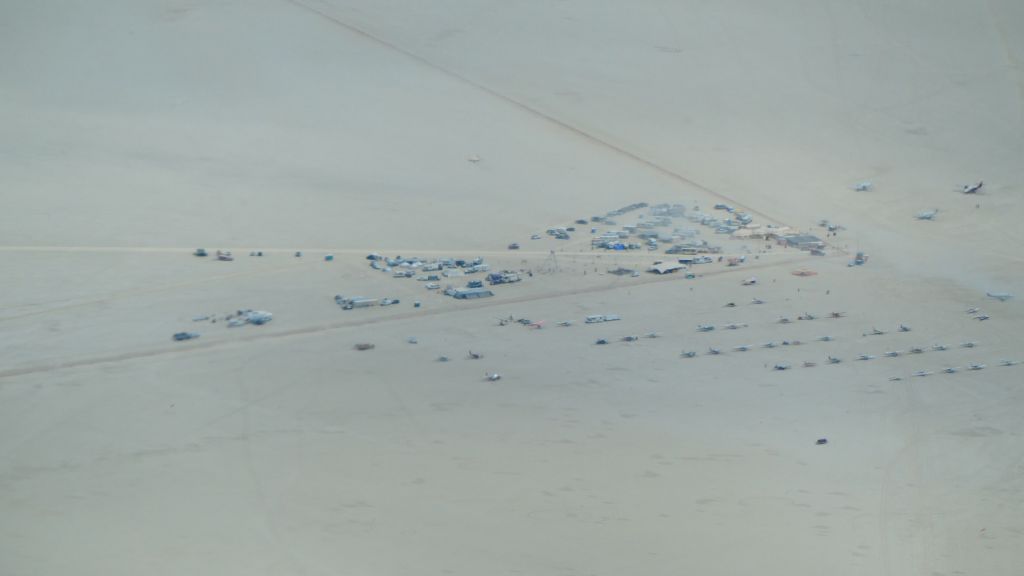 airport already had a fair amount of parked planes for a sunday