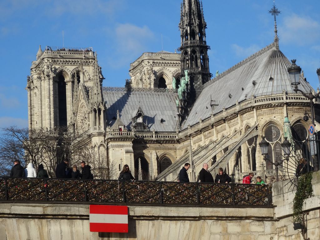 Paris is running out of bridges to put locks on now...